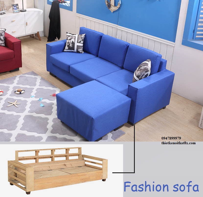  Bộ sofa văng phòng khách 3 món SF-MHG106 